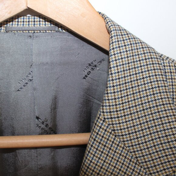 KITON plaid 100% Cashmere Lineden 3-button sport coat - Picture 4 of 8